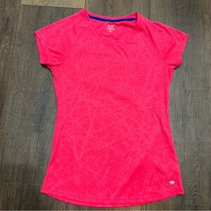 Hot pink work out tee